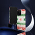 Watercolor Christmas Knitting - Impact Resistant Phone Case